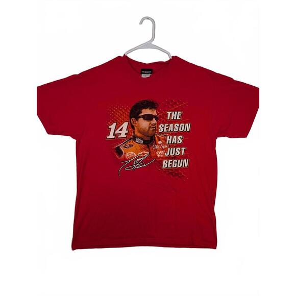 NASCAR Other - NASCAR Tony Stewart 14 Season Has Just Begun Tour Graphic T-Shirt Mens XL